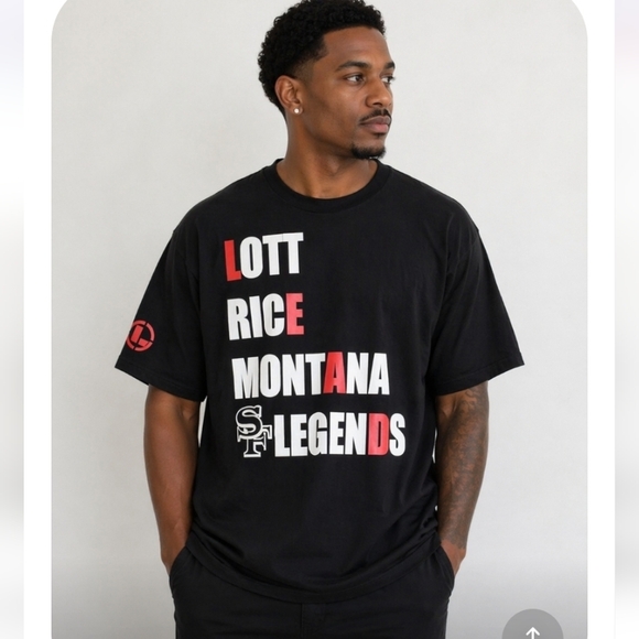 lead threads Other - LOTT RICE MONTANA  Legends 49ers San Francisco T Shirt XL